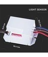 Infrarot IP65 Bewegungsmelder - 120°/360°, weiß, Reichweite bis zu 6m, Zeit und Lux einstellbar