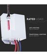 Infrarot IP65 Bewegungsmelder - 120°/360°, weiß, Reichweite bis zu 6m, Zeit und Lux einstellbar