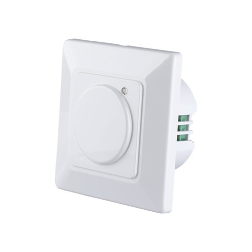 Mikrowellen-Bewegungsmelder für Wandeinbau - max. 300W LED, IP20, weiß, Zeit & Helligkeit einstellbar