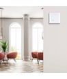 Mikrowellen-Bewegungsmelder für Wandeinbau - max. 300W LED, IP20, weiß, Zeit & Helligkeit einstellbar