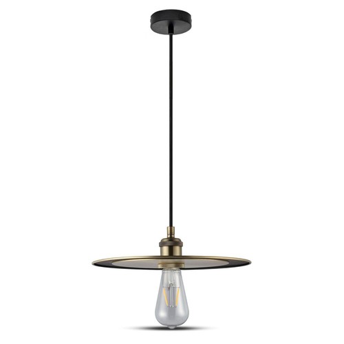 Roségold Metall-Pendelleuchte - Ø30cm, E27 Fassung, exkl. Leuchtmittel, modernes Design
