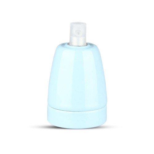 E27 Porzellanfassung - Blau, max 60W, Ø4,7 x 6,4 cm, IP20 Innenbereich