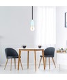 E27 Porzellanfassung - Blau, max 60W, Ø4,7 x 6,4 cm, IP20 Innenbereich