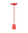 Hochfrequenz Porzellanlampe E27 Fassung - rot