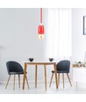 Hochfrequenz Porzellanlampe E27 Fassung - rot