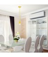 Porzellanfassunglampe E27 - gelb
