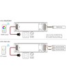 150W / 24V DC dimmbares rWave Netzteil - 6,25A, RF, Push-Dim, 4 Kanäle