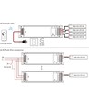 150W / 24V DC dimmbares rWave Netzteil - 6,25A, RF, Push-Dim, 4 Kanäle