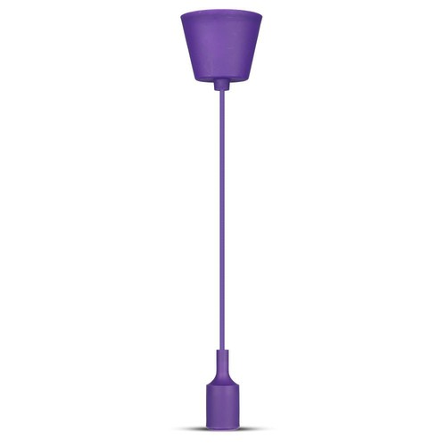 E27 Silikon Pendel Fassung - Lila