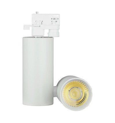 30W 1-Phasen Schienenspot, RA95 - 24 Grad, weiß, 6400K, 5 Jahre Garantie