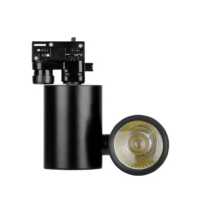 15W LED Schienenspot, RA95 - 24 Grad, Schwarz, 5 Jahre Garantie