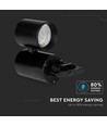 15W LED Schienenspot, RA95 - 24 Grad, Schwarz, 5 Jahre Garantie
