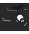 10W 3-Phasen Schienenspot - 24 Grad, 80lm/W, IP20, 5 Jahre Garantie