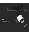 35W Schienenstrahler - 24 Grad, COB LED, IP20, 224x100x215mm