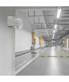 Bewegungsmelder mit manueller Übersteuerung - Weiß, IP44, bis zu 300W LED