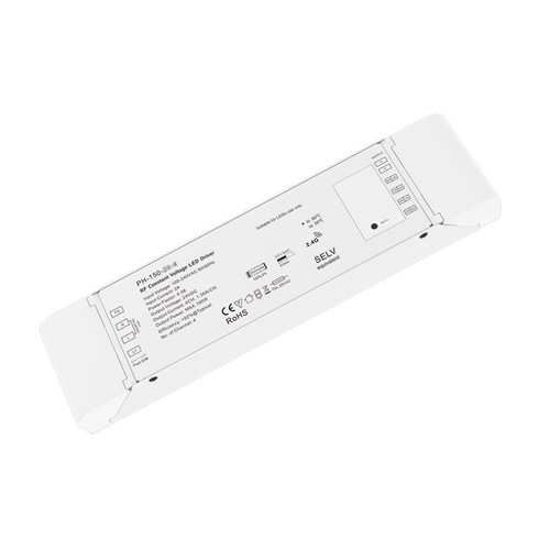 150W / 12V DC dimmbares rWave Netzteil - 12,5A, RF, Push-Dim, 4 Kanäle
