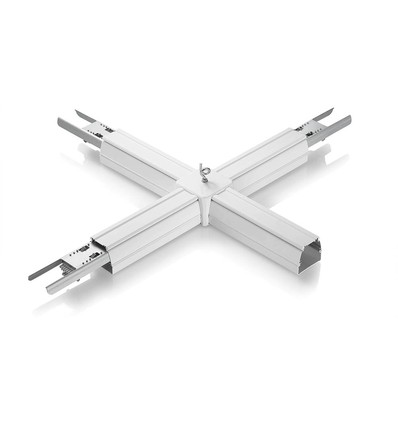 X-Verbinder für 8-Leiter Schienensystem