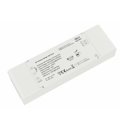 75W / 12V DC dimmbares Netzteil - 6.25A, RF, Push-Dim