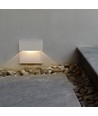 3W LED Treppenleuchte Aufputz - IP65, Grau, 4000K, 210lm