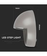 3W LED Wandleuchte - 4000K (Neutral)