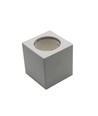 GU10 Aufbauspot aus Gips, quadratisch - Weiß, 70x70x75mm, überstreichbar, IP20, ohne Leuchtmittel