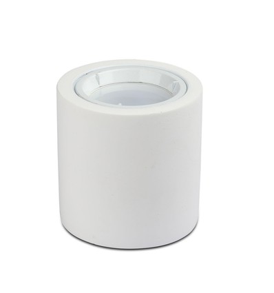 GU10 Decken-Gipsring - Rund, weiß, Ø7cm, ohne Leuchtmittel