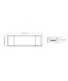 75W / 24V DC dimmbares rWave Netzteil - 3.125A, RF, Push-Dim