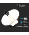 Ø28cm Artistic Globe Pendelleuchte - E27 Fassung, transparentes Glas, modernes Design