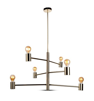 Moderne Kronleuchter E27 - Beweglich Ø400, 6 Lampen