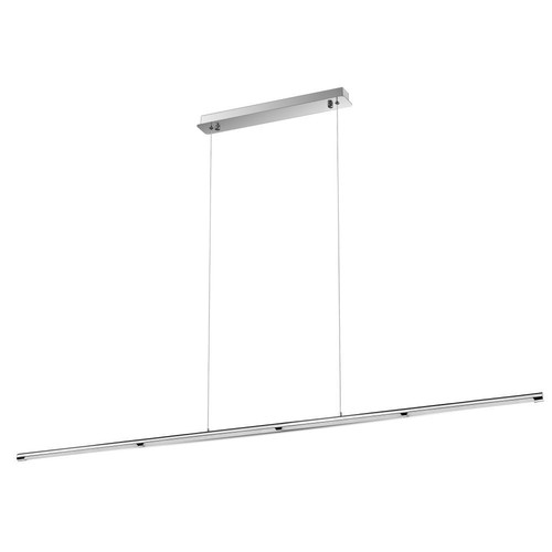 36W LED Designer Pendelleuchte in Chrom - 182cm, 2700lm, 4000K, IP20