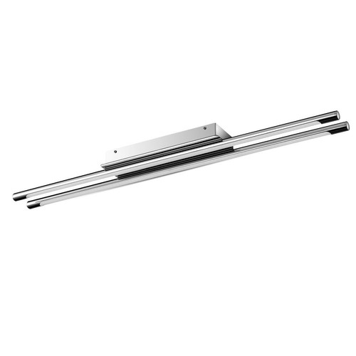 36W Designer Doppel-Pendelleuchte / Deckenleuchte - Chrom, 4000K, 2700lm, IP20, 120° Abstrahlwinkel