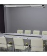 36W Designer Doppel-Pendelleuchte / Deckenleuchte - Chrom, 4000K, 2700lm, IP20, 120° Abstrahlwinkel