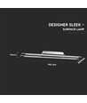 36W Designer Doppel-Pendelleuchte / Deckenleuchte - Chrom, 4000K, 2700lm, IP20, 120° Abstrahlwinkel