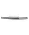 36W Designer Bend Glass Double Decken-/Wandleuchte - Chrom, 2700lm, 4000K, Edelstahl und Glas, IP20, 98,5cm Breite
