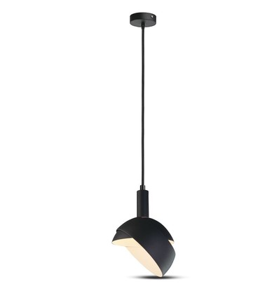 E14 Pendelaufhängung mit verstellbarem Schirm - Schwarz, Ø18cm, 1m Kabel, max. 60W, exkl. Leuchtmittel