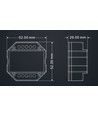 LEDlife rWave Einbaudimmer - RF, Push-Dim, 200W LED-Dimmer, zum Einbau