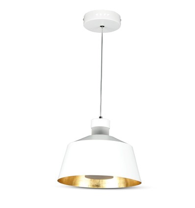 7W LED Pendelleuchte, Ø25cm - Weißes Acryl, 4000K, inkl. Leuchtmittel