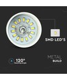 7W LED Pendelleuchte, Ø25cm - Weißes Acryl, 4000K, inkl. Leuchtmittel
