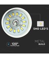 7W LED Pendel, Ø34cm - Gold, Acrylschirm, 4000K, inkl. Leuchtmittel