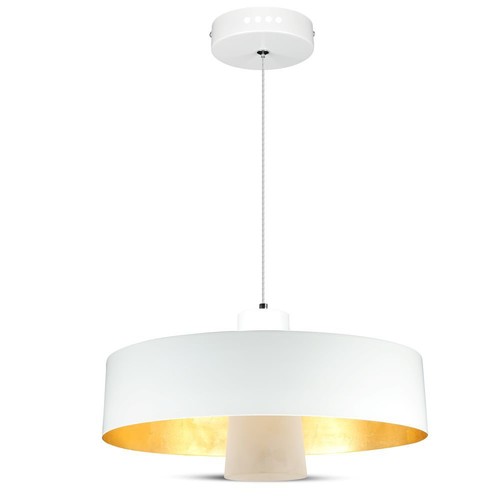 7W LED Pendelleuchte - Ø34cm, weißer Acrylschirm, 120 Grad, inkl. Leuchtmittel