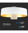 7W LED Pendelleuchte - Ø34cm, weißer Acrylschirm, 120 Grad, inkl. Leuchtmittel