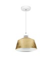 7W LED Pendel mit goldenem Acrylschirm - 3000K, IP20, inkl. Leuchtmittel
