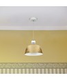 7W LED Pendel mit goldenem Acrylschirm - 3000K, IP20, inkl. Leuchtmittel