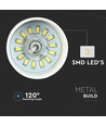 7W LED Pendel mit goldenem Acrylschirm - 3000K, IP20, inkl. Leuchtmittel