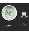 7W weiße LED Pendelleuchte - Ø25cm, Acryl, 3000K, inkl. Leuchtmittel