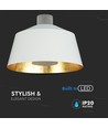7W weiße LED Pendelleuchte - Ø25cm, Acryl, 3000K, inkl. Leuchtmittel