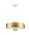 7W LED Pendel, goldener Acrylschirm - Ø34cm, 3000K, 400lm, IP20