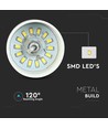 7W LED Pendel, goldener Acrylschirm - Ø34cm, 3000K, 400lm, IP20