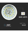 7W LED Pendelleuchte - Ø34cm, weißer Acrylschirm, 400lm, 120 Grad, inkl. Leuchtmittel