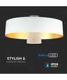 7W LED Pendelleuchte - Ø34cm, weißer Acrylschirm, 400lm, 120 Grad, inkl. Leuchtmittel